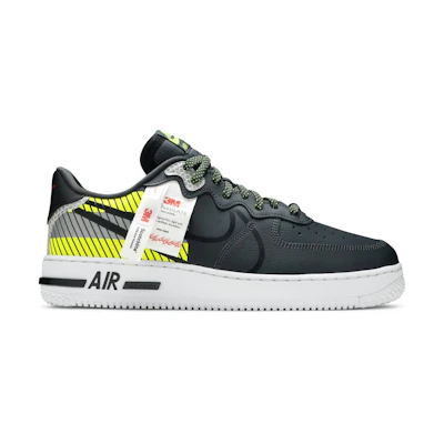 3M Nike Air Force 1 React LX 'Anthracite Volt'