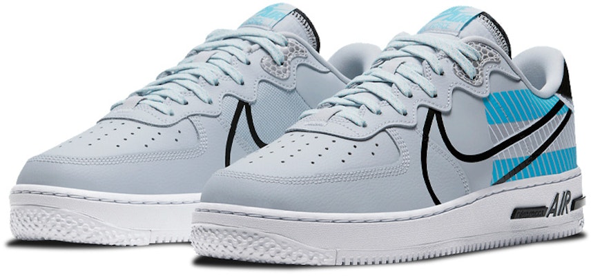 3M x Nike Air Force 1 React LX 'Platinum Tulen Baltic Biru' CT3316-001 Lookbook 3M x Nike Air Force 1 React LX 'Platinum Tulen Baltic Biru' CT3316-001