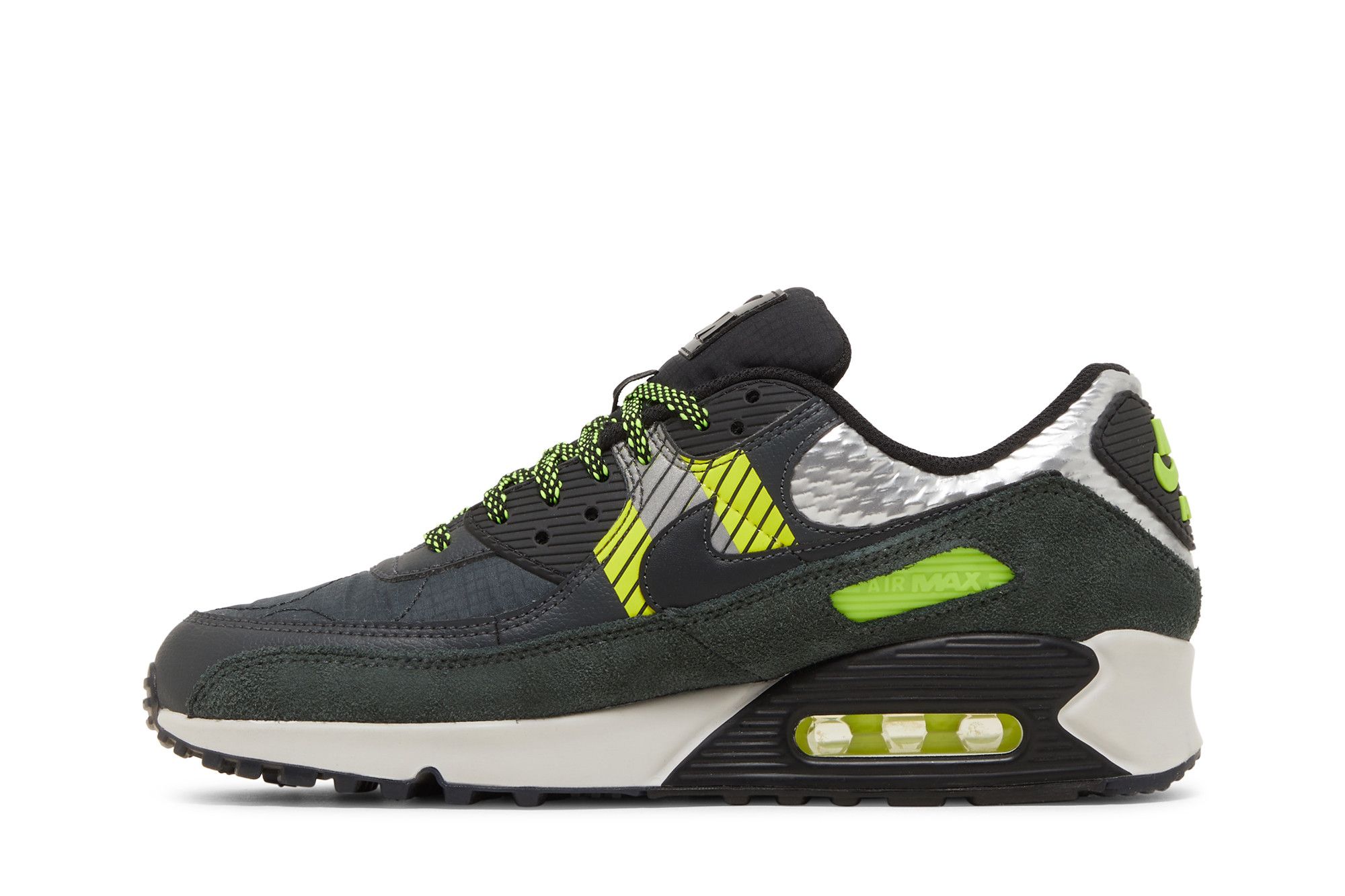 Shop 3M x Nike Air Max 90 ''Anthracite Volt'' Sneakers CZ2975-002