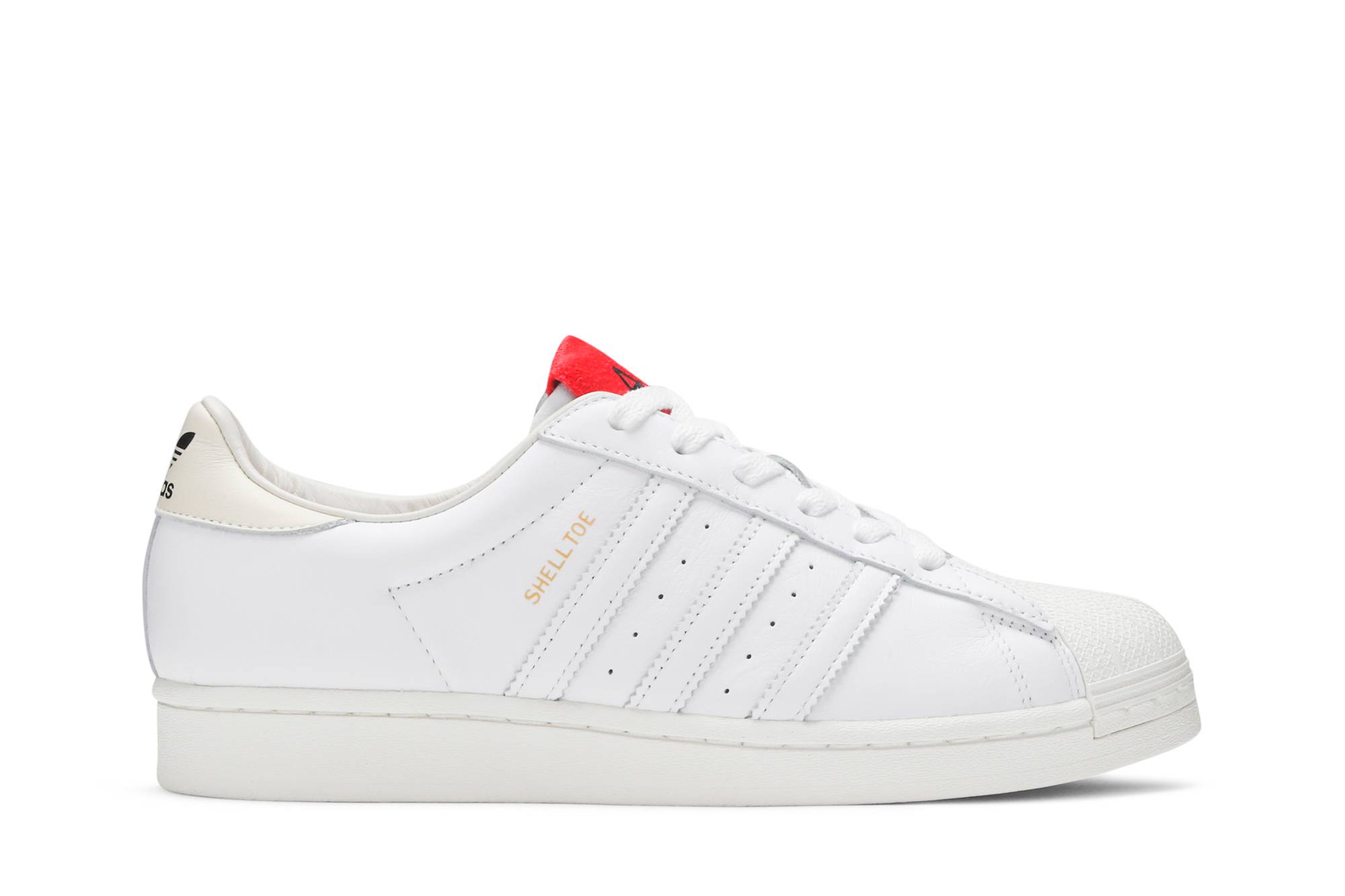 adidas 424 x Superstar Shell Toe 'White Scarlet' FW7624