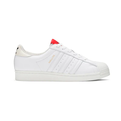 424 adidas Superstar Shell Toe 'White Scarlet'
