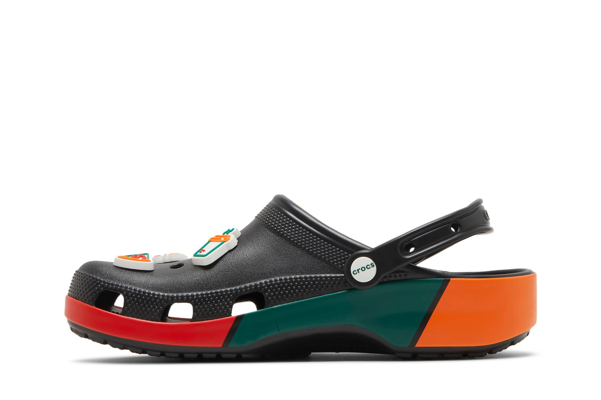 Lookbook 7-Eleven x Crocs 經典洞洞鞋 "黑色" 208272-001