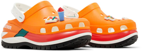 Cheap 7-Eleven x Crocs Mega Crush 凉鞋「橙色」208273-810