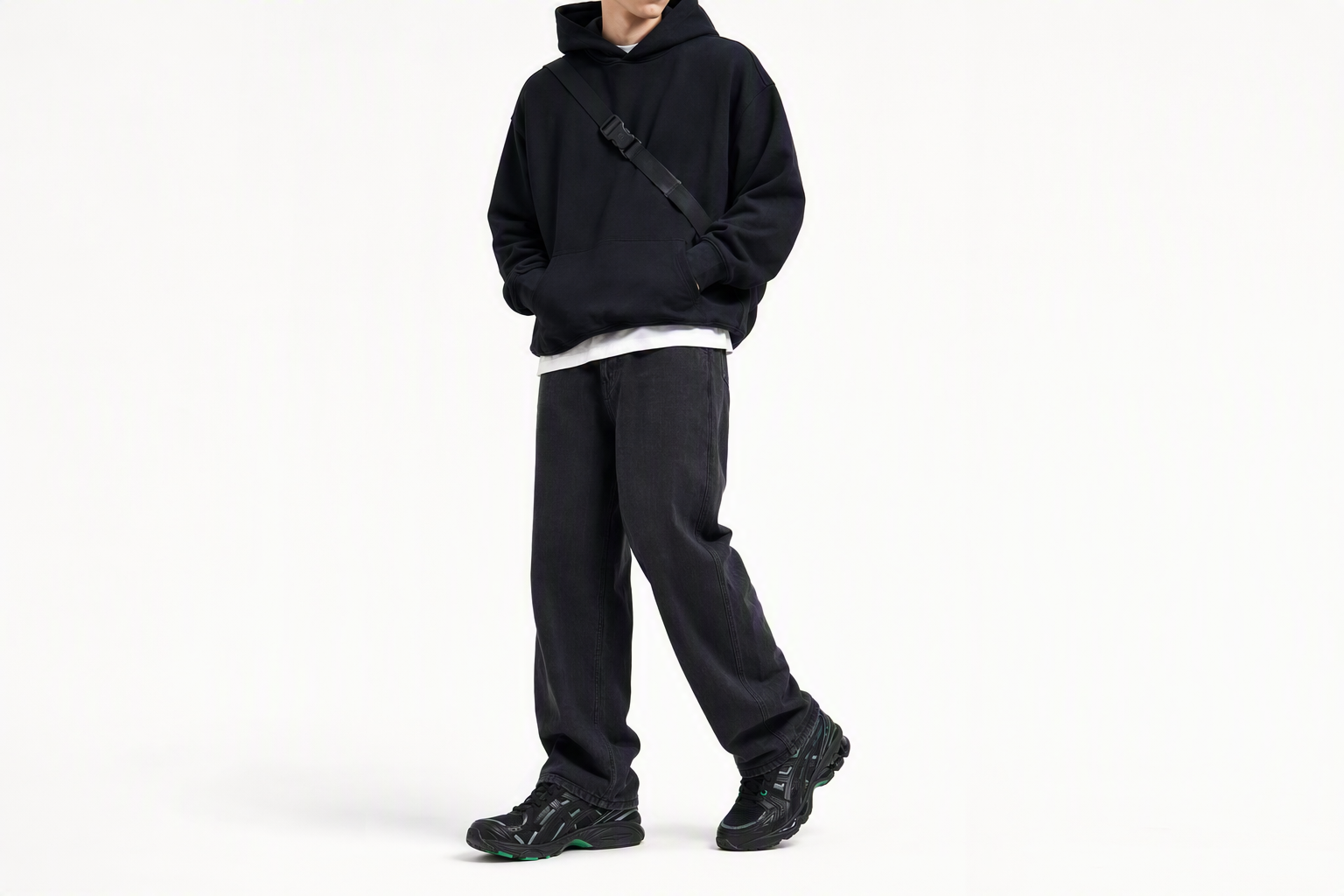 Order 8ON8 x ASICS Gel Kayano 14 ''Schwarz Grün'' 1201B024-001
