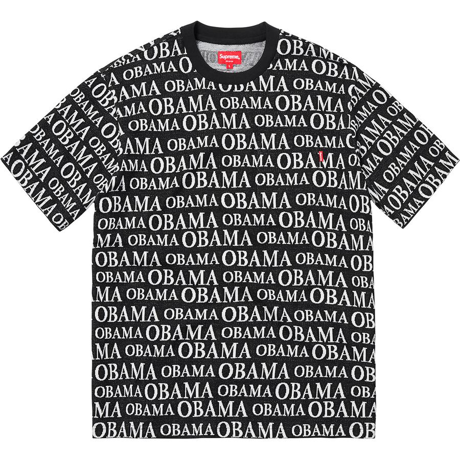 Buy Supreme Obama Jacquard SS Atasan Hitam