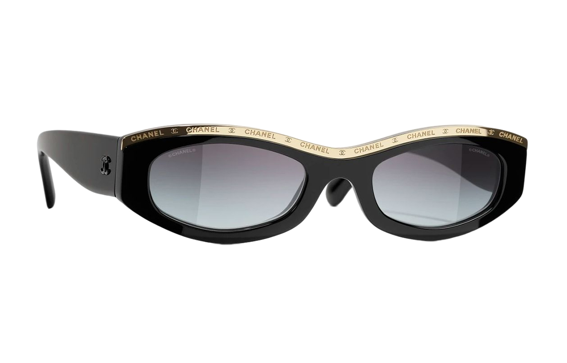【2023 Early Spring】 CHANEL Trendy Unisex Irregular Frame Sunglasses. A71503 X08101 S2216