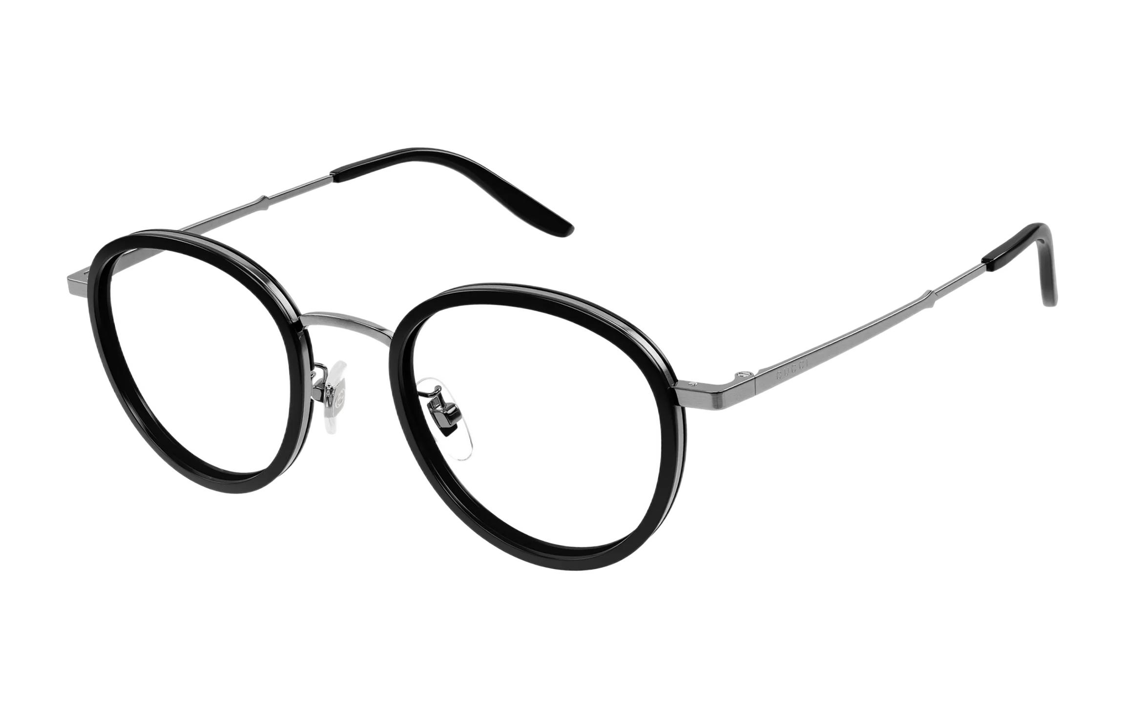Order [2023 Spring/Summer] GUCCI Retro Thin Titanium Oval Optical Glasses Unisex Black GG1357OJ-003