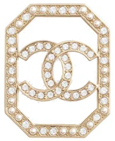 【23B New】CHANEL Classic Double C Logo Brooch Gold Unisex Couple Design ABB777-B14169-NR657 【23B New】CHANEL Classic Double C Logo Brooch Gold Unisex Couple Design ABB777-B14169-NR657