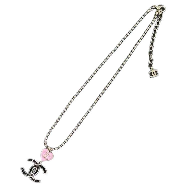 Lookbook 【24A 新款】香奈儿粉色甜心双C标志项链 ABE012-B17342-NZC37