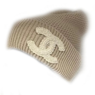 【24B】Chanel Elegant Lace Double-C Logo Beige Knit Hat AAA398-B17806-NZL35 Order 【24B】Chanel Elegant Lace Double-C Logo Beige Knit Hat AAA398-B17806-NZL35