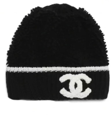 【24K New】CHANEL Logo Beanie - Unisex Black Knitted Hat for Couples AB-24K-137 Order 【24K New】CHANEL Logo Beanie - Unisex Black Knitted Hat for Couples AB-24K-137