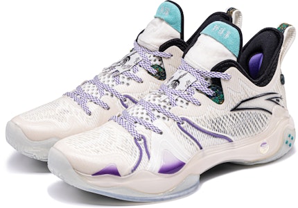 安踏 x 库曼 磁力波4 Pro '白紫黑'篮球鞋 112241111-6 Lookbook 安踏 x 库曼 磁力波4 Pro '白紫黑'篮球鞋 112241111-6