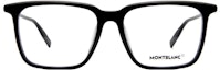 Lookbook 【Ajustables】 Gafas Ópticas Cuadradas Minimalistas para Hombre MONTBLANC MB0011OA-001 540