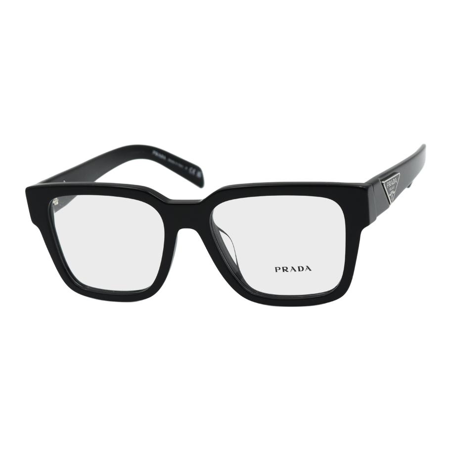 PRADA CATWALK Fashion Square Optical Eyeglasses for Men VPR08Z-F 1AB-1O1