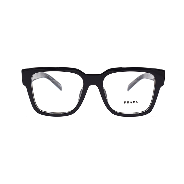 Lookbook 【可调近视】PRADA CATWALK 男士时尚方形光学眼镜 VPR08Z-F 1AB-1O1