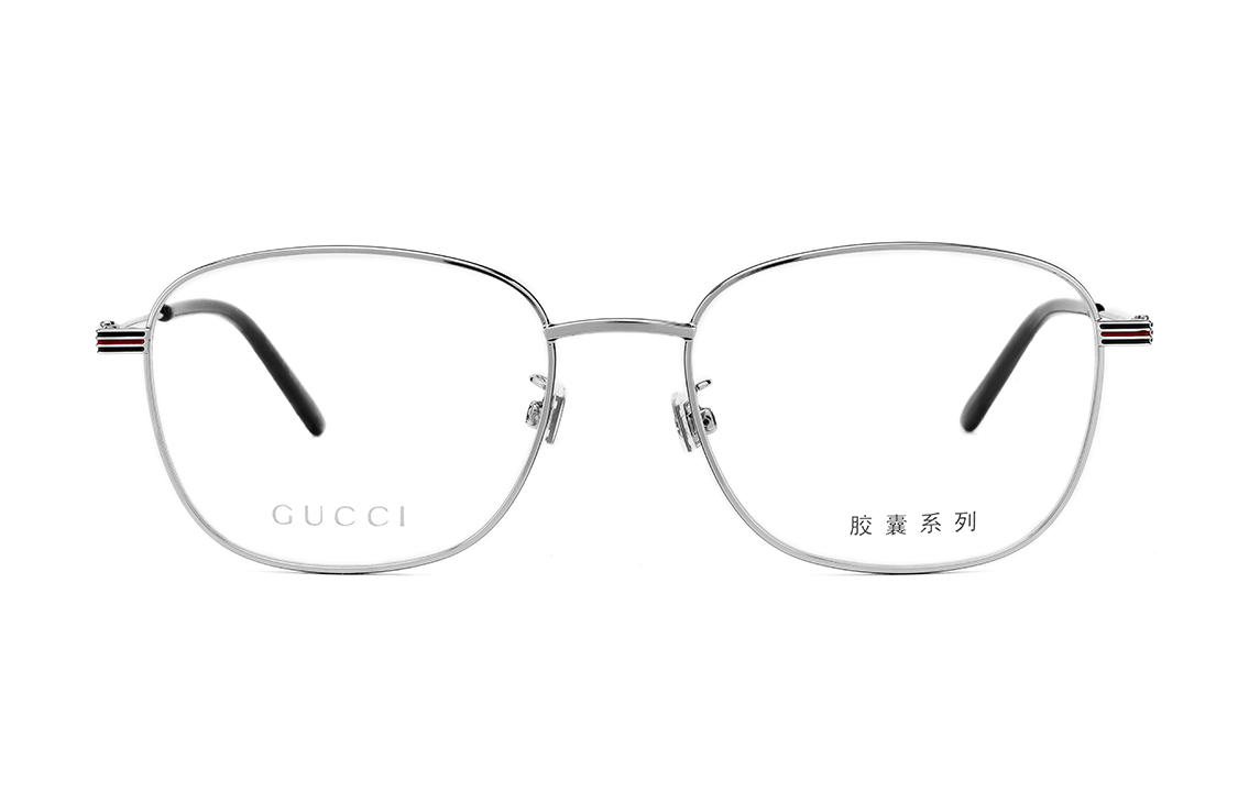 Lookbook 【Adjustable Prescription】Kacamata Optik GUCCI Frame Kotak Unisex Warna Silver GG1126OA-002