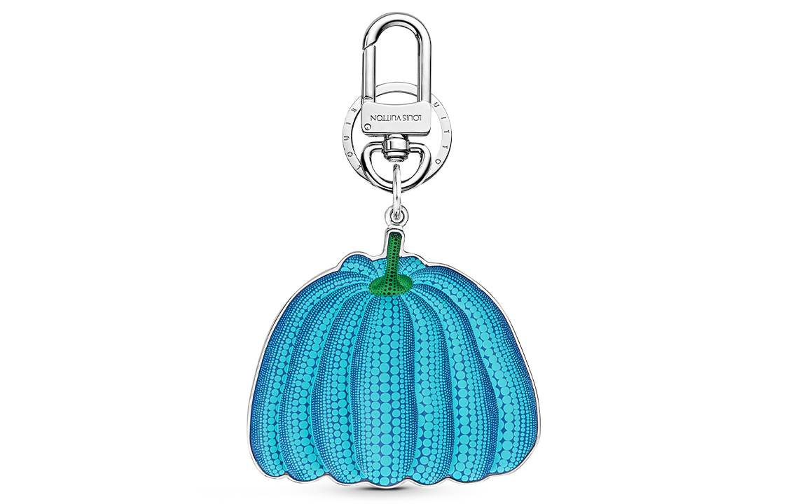 [Collab Exclusive] LOUIS VUITTON x YK Pumpkin Keychain Unisex Blue Fashion Accessory M01101