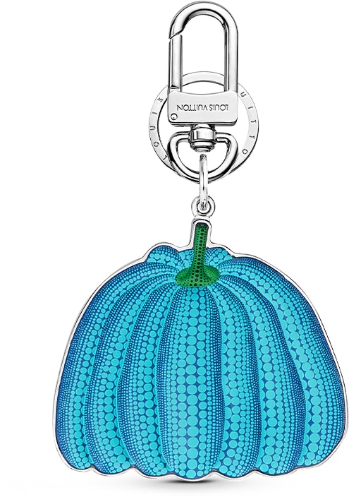 collab-exclusive-louis-vuitton-x-yk-pumpkin-keychain-unisex-blue-fashion-accessory-m01101