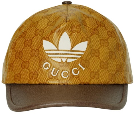 【Collab Exclusive】GUCCI x Adidas GG Leather Visor Baseball Cap Unisex Brown 696475-4HAP2-7164 Lookbook 【Collab Exclusive】GUCCI x Adidas GG Leather Visor Baseball Cap Unisex Brown 696475-4HAP2-7164