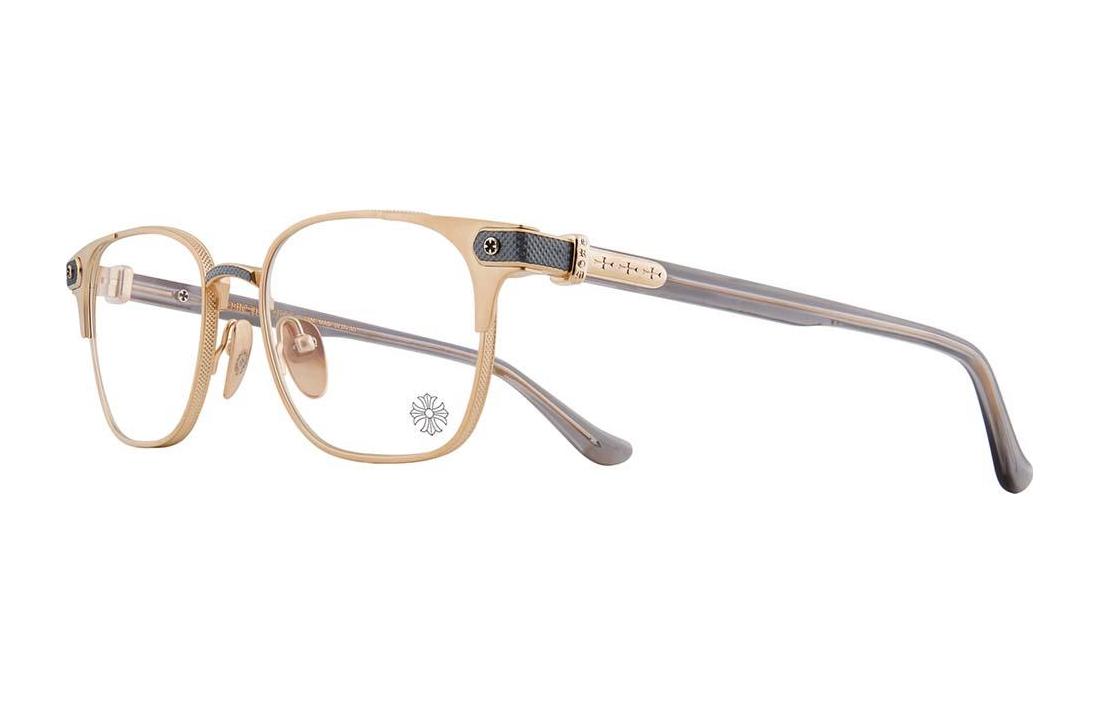 Chrome Hearts Square Frame Glasses Unisex - Grey MGP-ORB-MGR