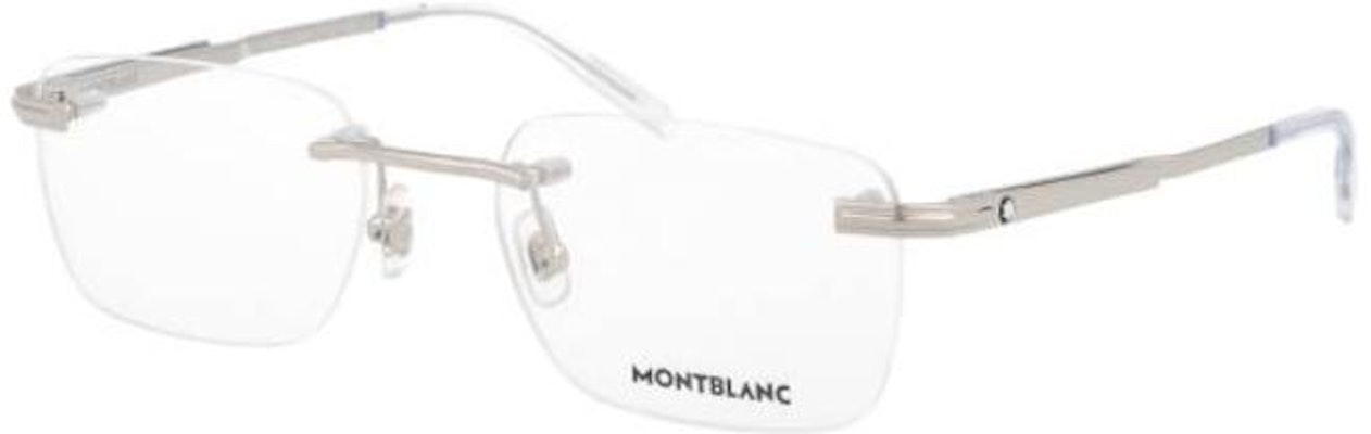 【Hubungi Dukungan untuk Lensa Resep】 Kacamata Frameless Persegi MONTBLANC Silver Unisex MB0279O001 Buy 【Hubungi Dukungan untuk Lensa Resep】 Kacamata Frameless Persegi MONTBLANC Silver Unisex MB0279O001