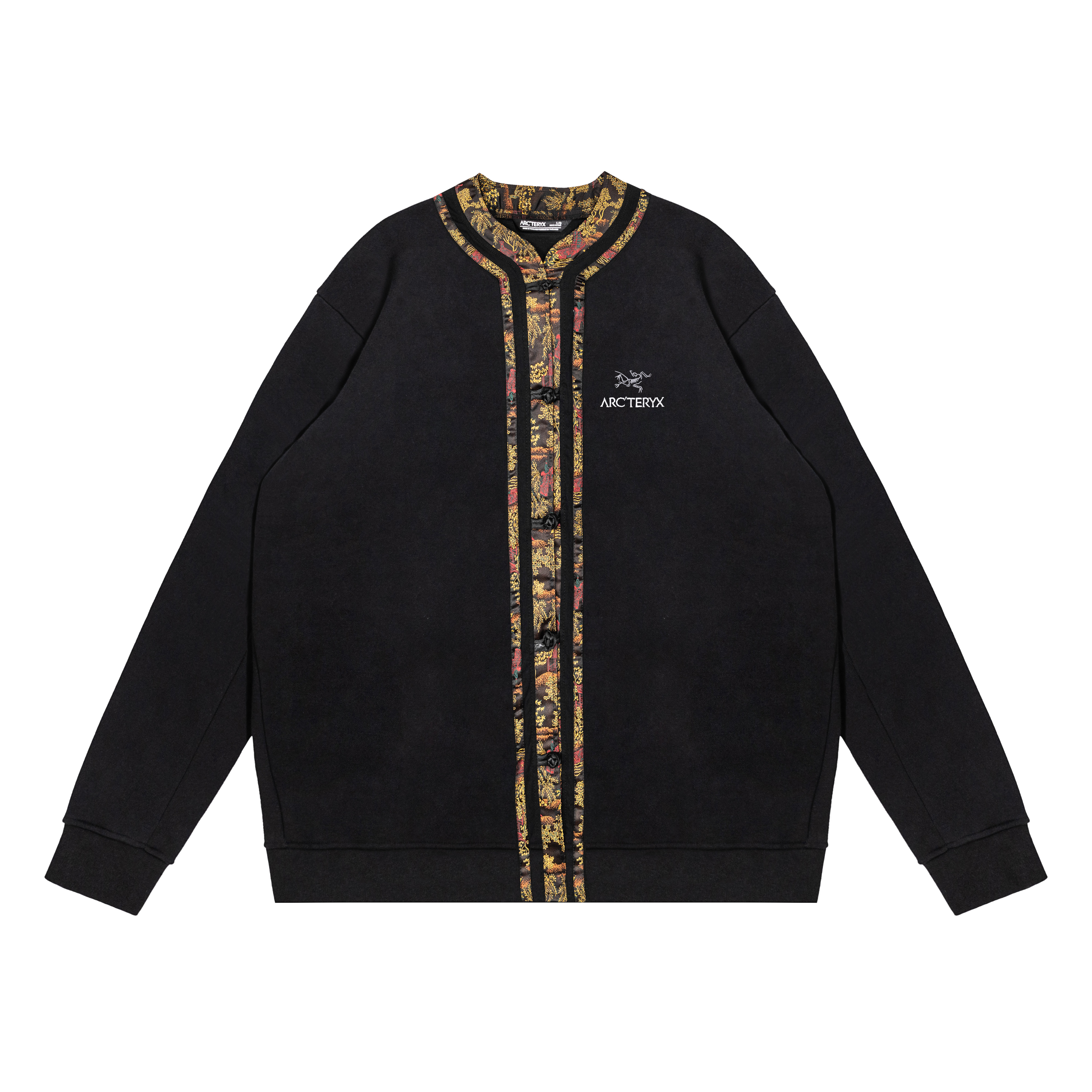 Order [客製服飾] Arcteryx 黑色蛇年龍刺繡圓領中性刷毛衫 X000005800(GROUP223-DRAGON-PATTERN)