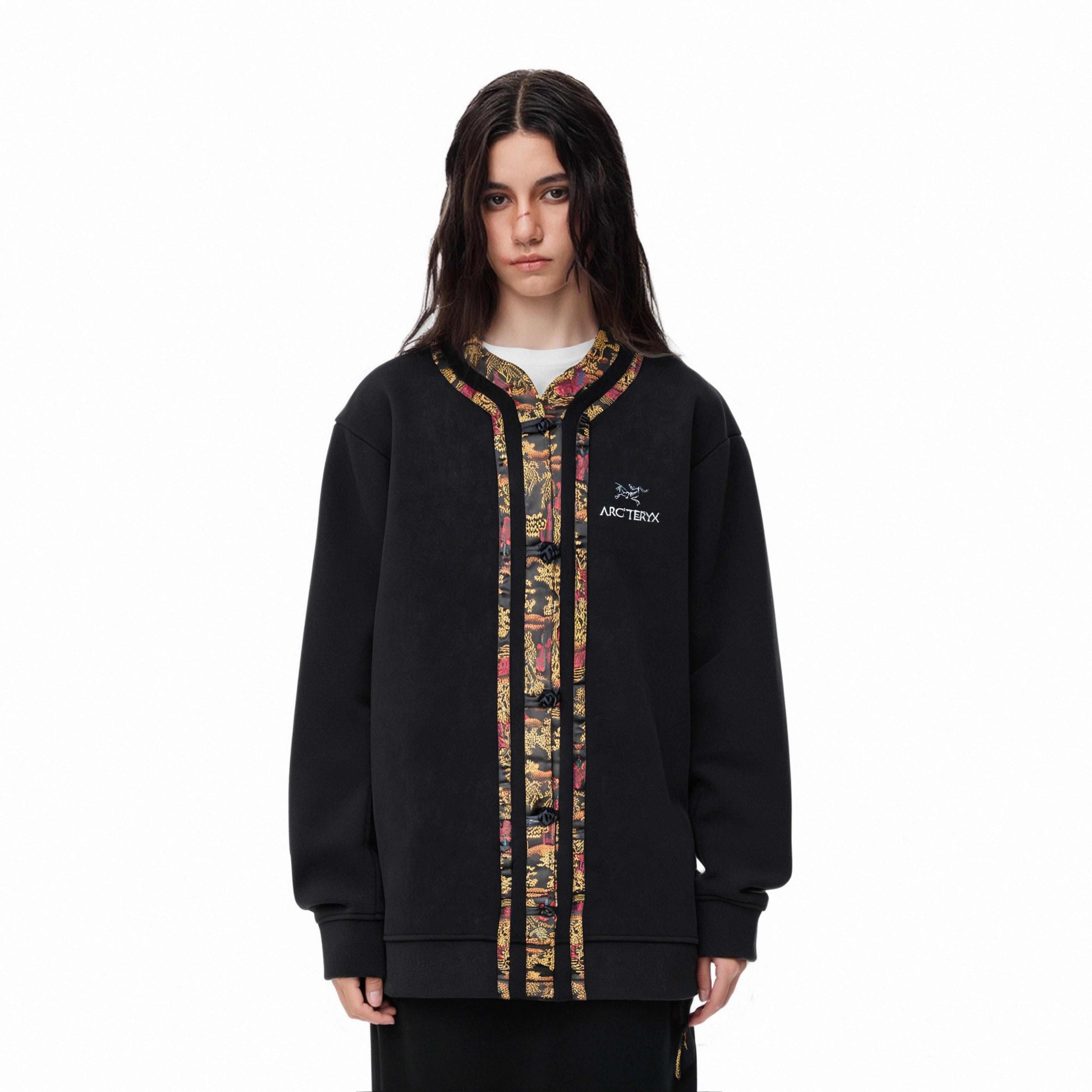 Purchase [客製服飾] Arcteryx 黑色蛇年龍刺繡圓領中性刷毛衫 X000005800(GROUP223-DRAGON-PATTERN)