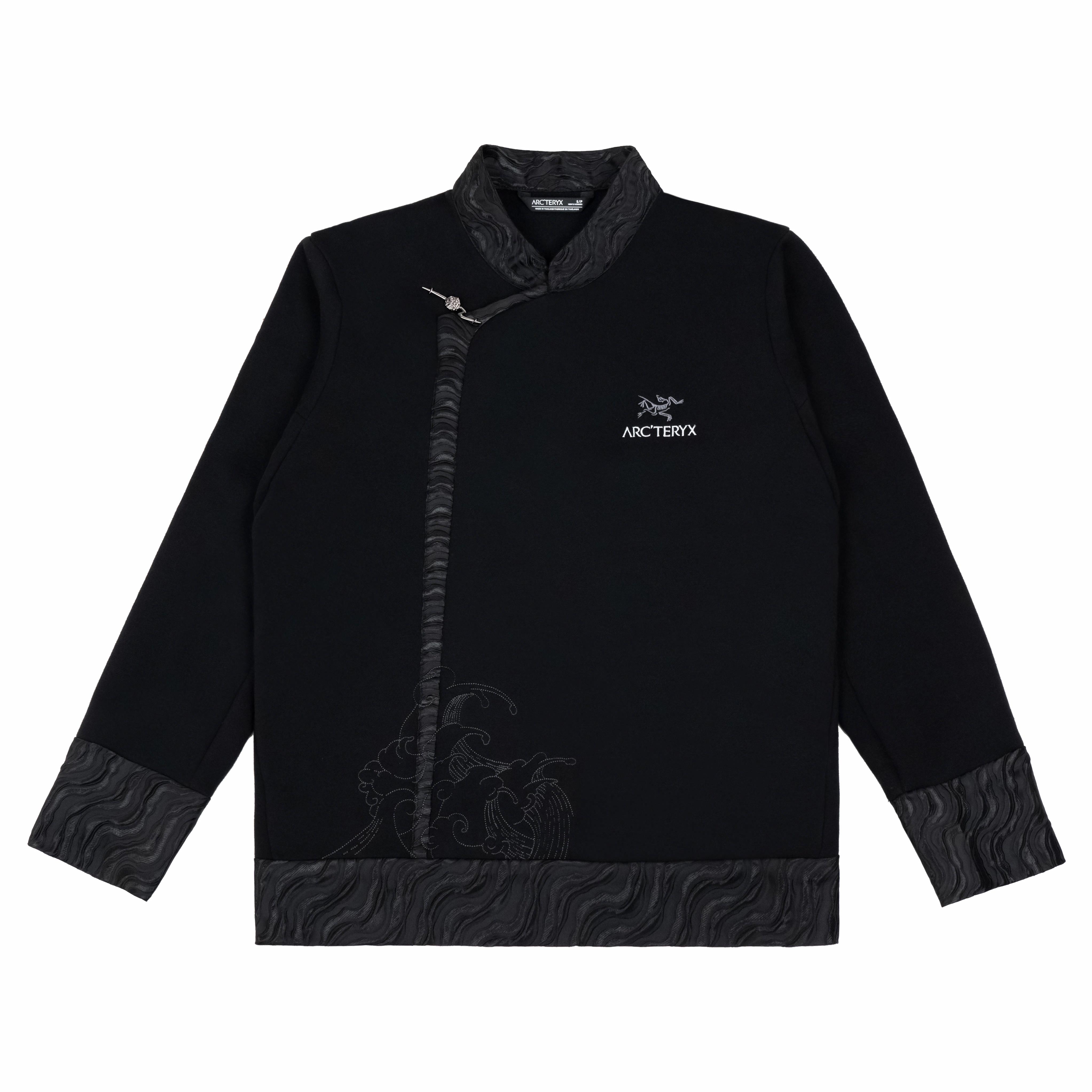Order 【客製服飾】Arcteryx 蛇年刺繡標誌黑色羊毛衫 男女款 X000005800(TEAM226-CHINESE-STYLE)