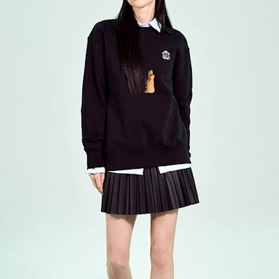 【カスタムアパレル】MLB SS23 ニューヨークヤンキース BNKロゴ ユニセックスプルオーバー スウェットシャツ 3AMTB0131-50BKS(Group40SBOX Sizing 【カスタムアパレル】MLB SS23 ニューヨークヤンキース BNKロゴ ユニセックスプルオーバー スウェットシャツ 3AMTB0131-50BKS(Group40SBOX