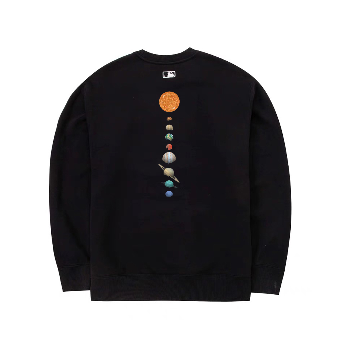 [Custom Apparel] MLB SS23 New York Yankees Logo Print Crewneck Sweatshirt Black 3AMTB0131-50BKS(Group40-Solar-System) 圖 3