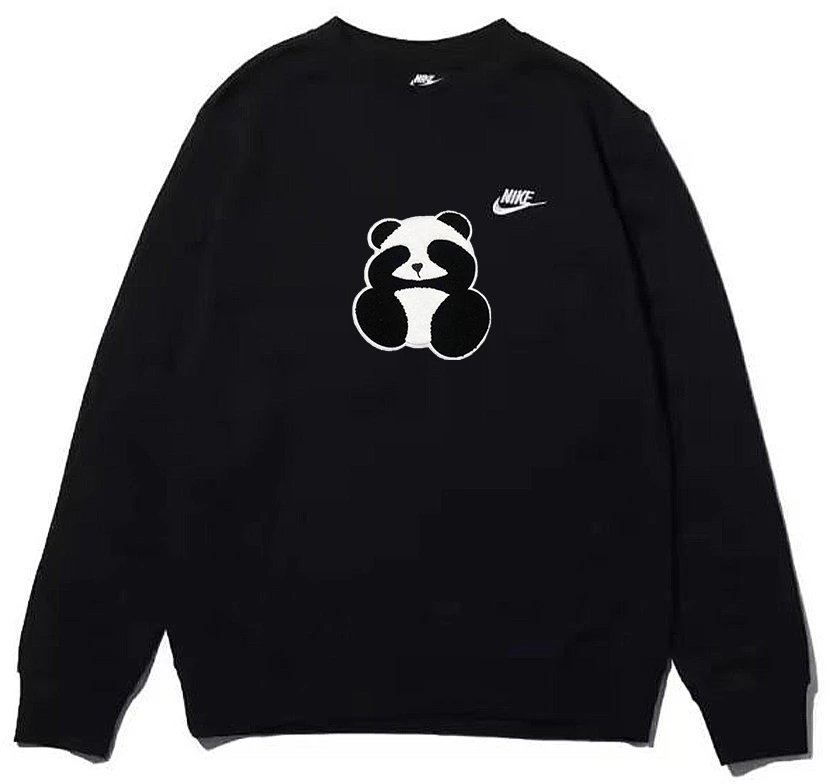 custom-apparel-nike-embroidered-panda-ggmz-escape-diary-unisex-black-crewneck-bv-2667-010-group-116-embroideredpandawithfacepalm