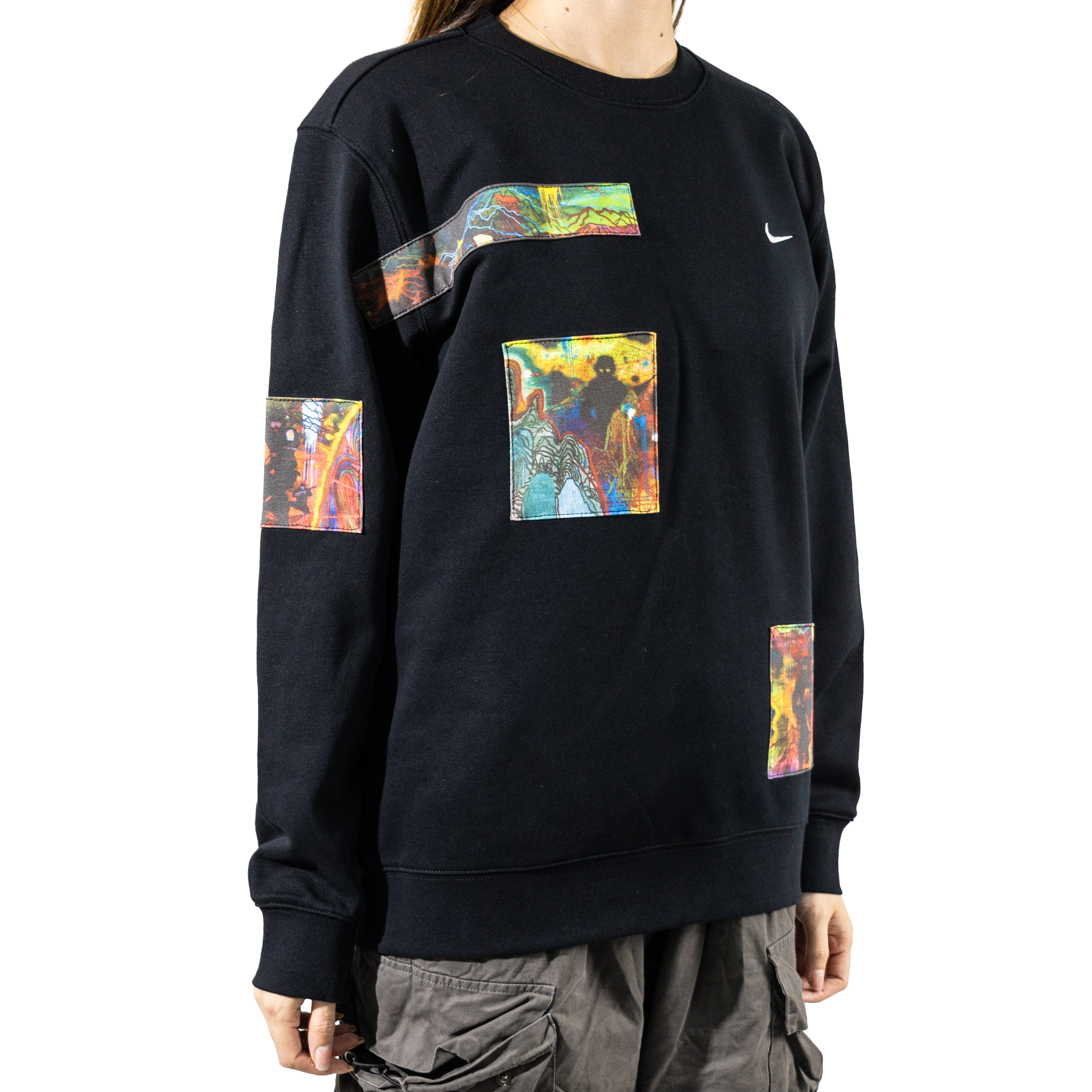 [Custom Apparel] Nike Fantasy Graphic Print Streetwear Hoodie Unisex Black 623459-010(Group-223-Messy) 圖 6