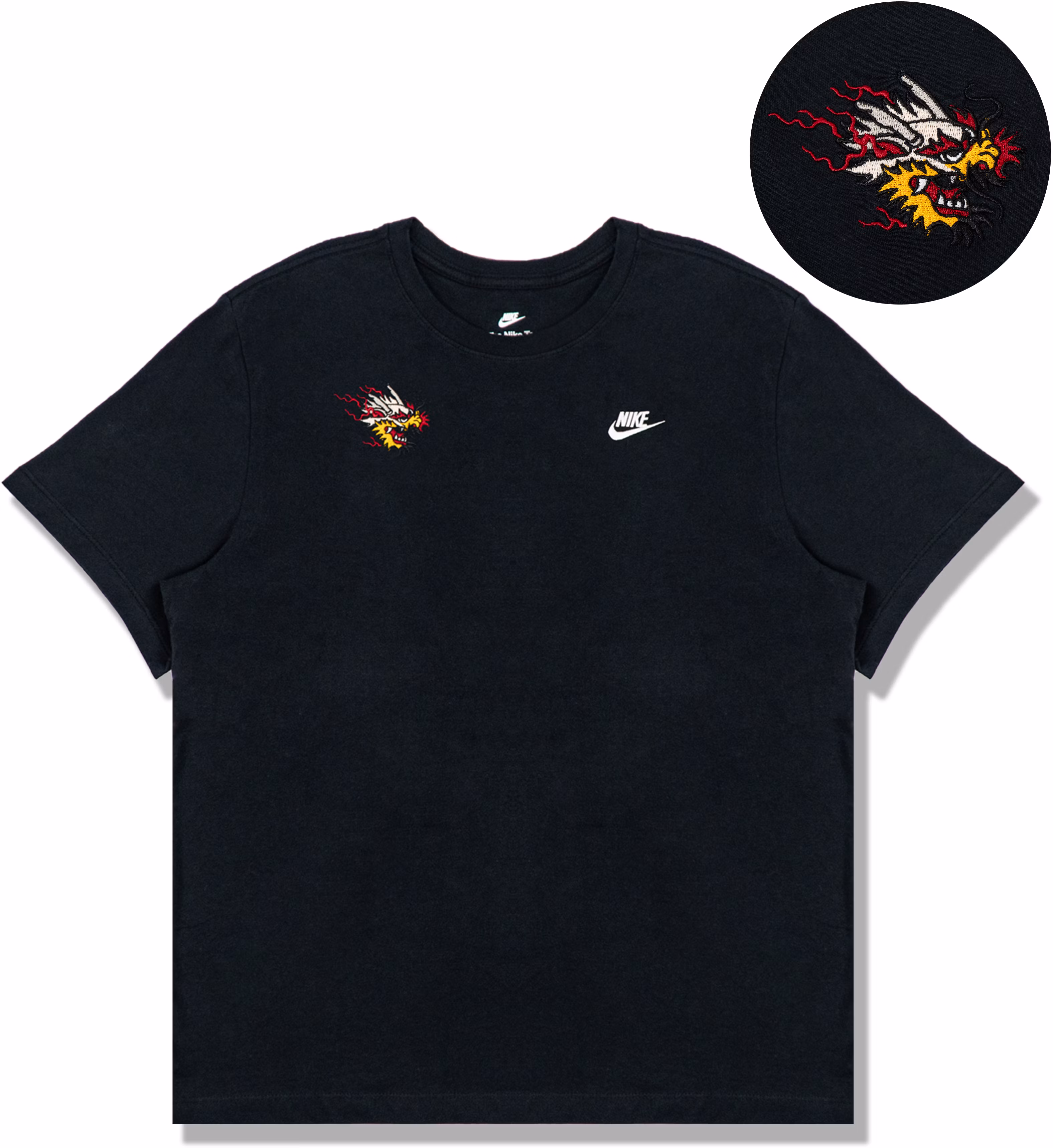 custom-apparel-nike-fantasy-incredible-charizard-embroidered-unisex-black-tee-ar-4999-013-blazingdragon
