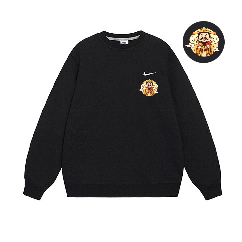 [Custom Apparel] Nike Five Blessings Fleece Pullover Sweatshirt Unisex Black 623459-010(Group-116-Five-Blessings) 圖 3