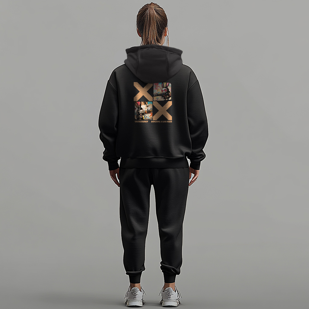 [Custom Apparel] Nike Rabbit's Counterattack Basic Zip Hoodie Black Unisex BV2649-010(GROUPT-RABBIT-COUNTER-ATTACK-A) 圖 5