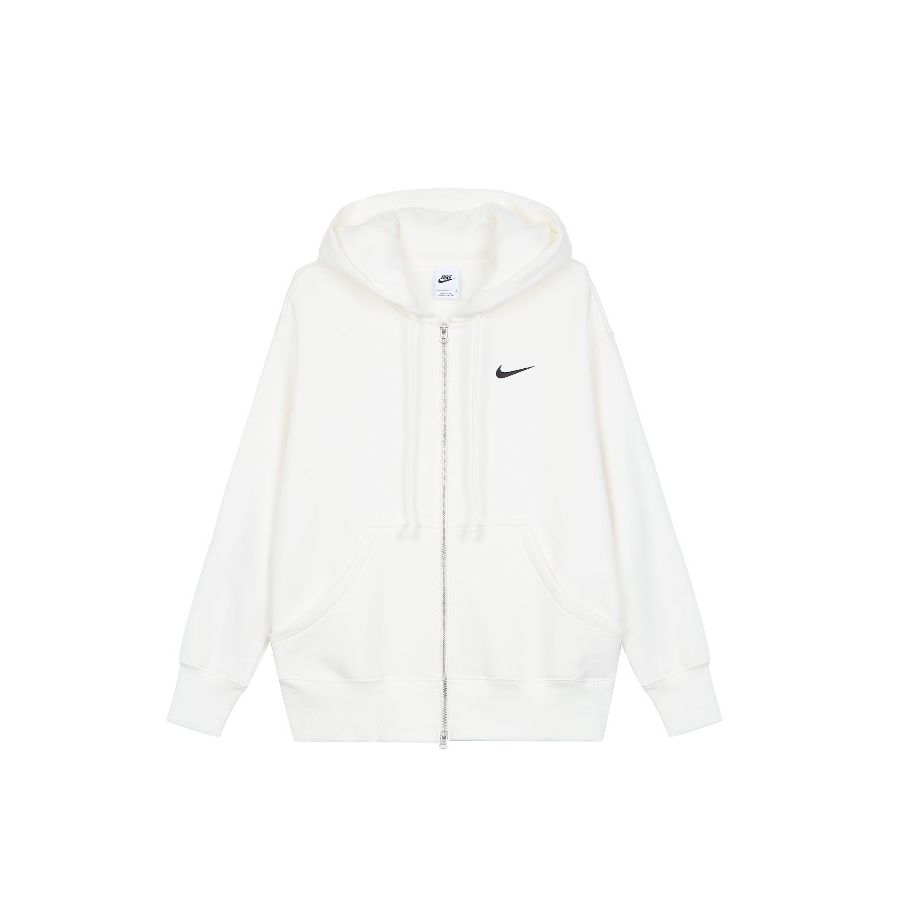 [Custom Apparel] Nike White Fleece Hoodie Unisex Zip-Up Casual Comfortable Design DQ5759-133(Group588-Simple-Label) 圖 4