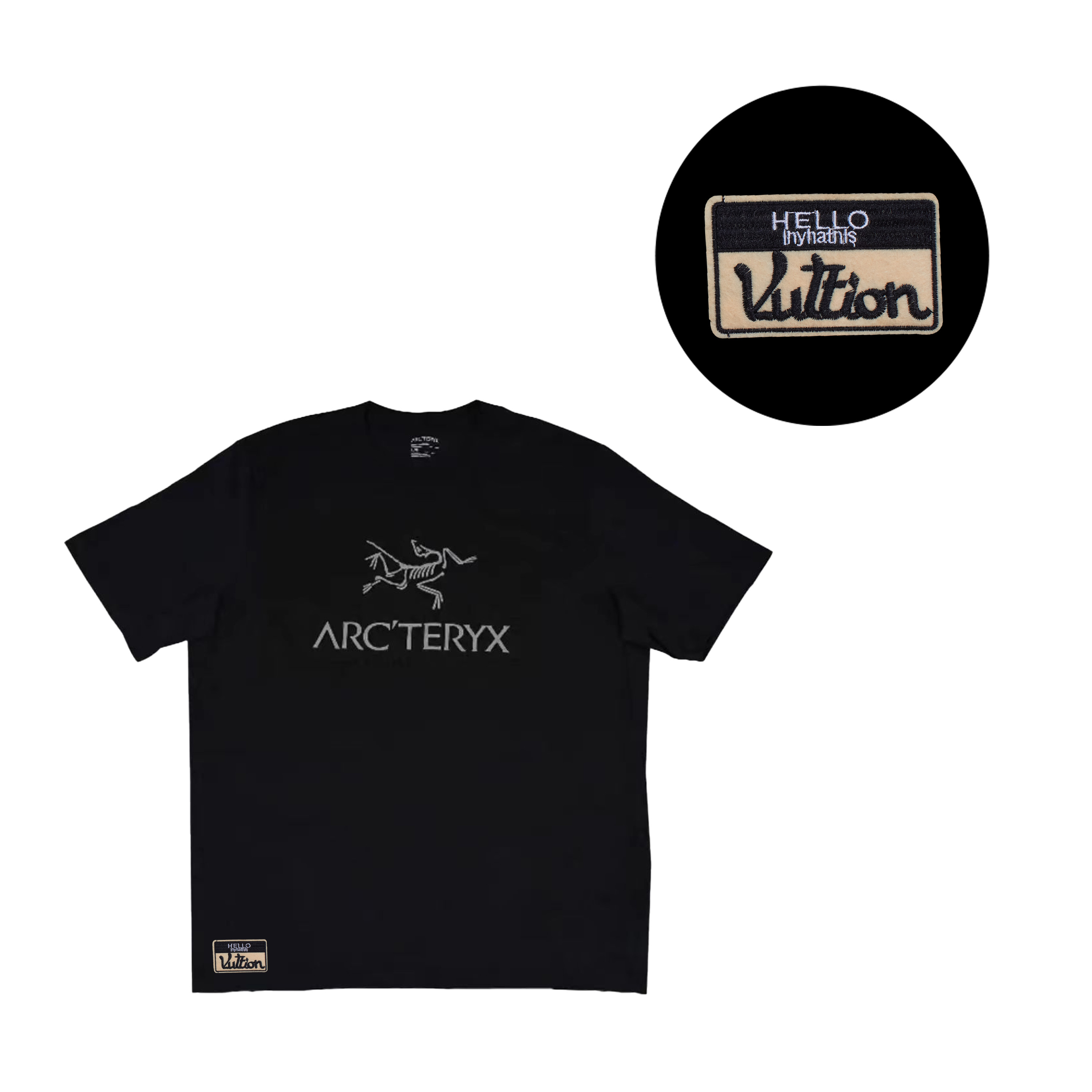 Lookbook 【Custom Apparel】Arcteryx  Lightweight Outdoor Casual Black Crewneck T-Shirt X000007991(Team746