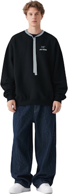 【Custom Apparel】Arcteryx Emblem Series Local Star Unisex Black Crewneck Sweatshirt X000005800(Group1125 Details for 【Custom Apparel】Arcteryx Emblem Series Local Star Unisex Black Crewneck Sweatshirt X000005800(Group1125