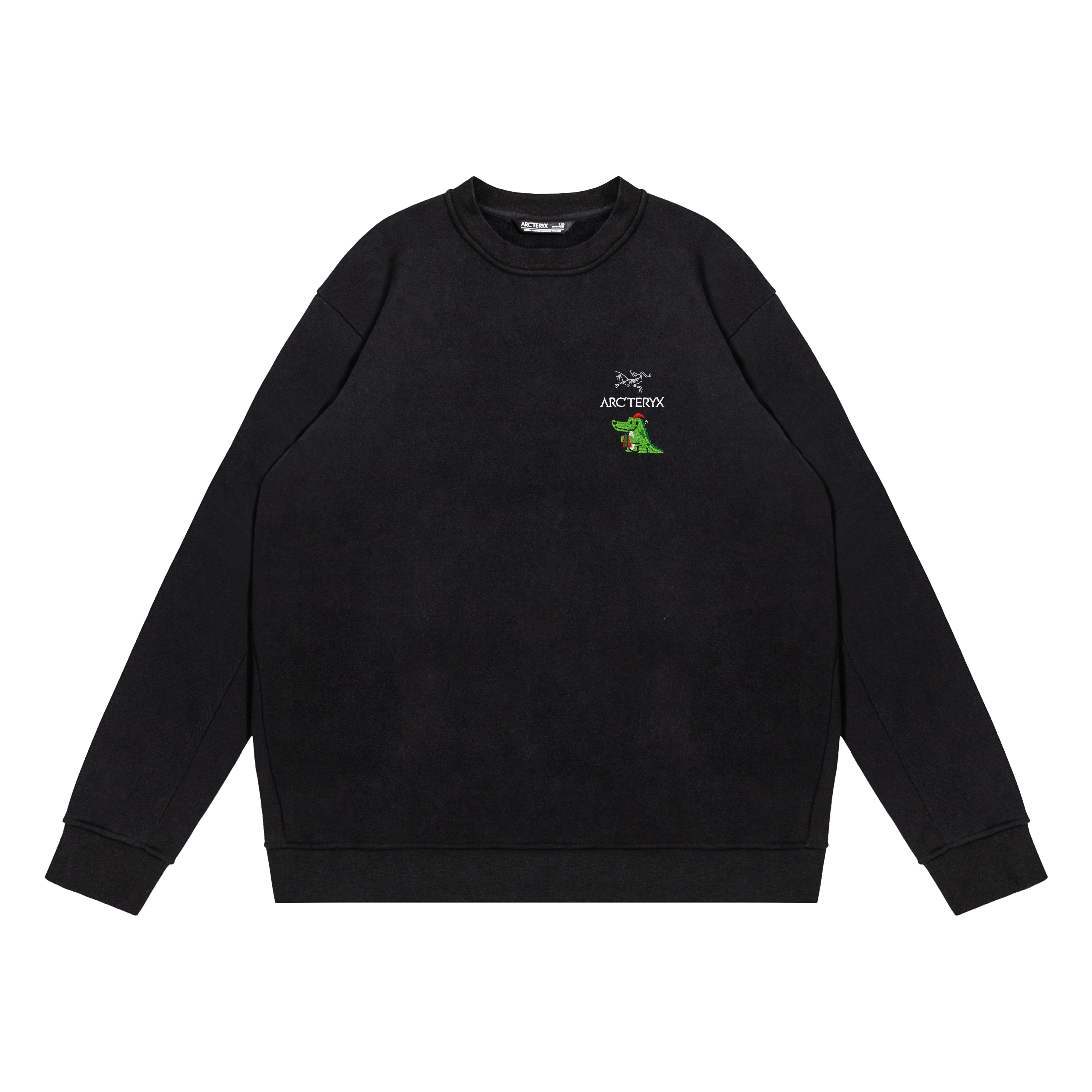 Lookbook 【Custom Apparel】Arcteryx Extraordinary Adventure Embroidered Fleece Crewneck Unisex Black X000005800（Team469-）