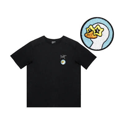 【Custom Apparel】Arcteryx Extraordinary Loose Fit Embroidered Tee Black Unisex X000009533(Team469- )