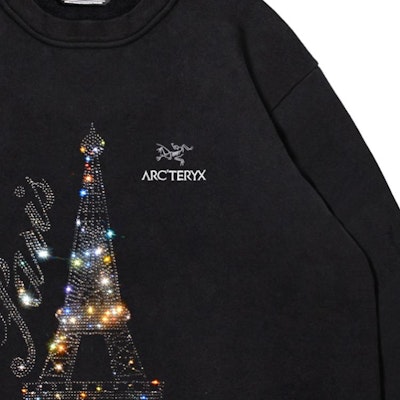 【Custom Apparel】Arcteryx Fantasy Handcrafted Rhinestone Sweatshirt Unisex Black X000005800(Group223-483 Purchase 【Custom Apparel】Arcteryx Fantasy Handcrafted Rhinestone Sweatshirt Unisex Black X000005800(Group223-483