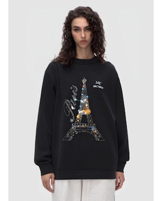 【Custom Apparel】Arcteryx Fantasy Handcrafted Rhinestone Sweatshirt Unisex Black X000005800(Group223-483 Cheap 【Custom Apparel】Arcteryx Fantasy Handcrafted Rhinestone Sweatshirt Unisex Black X000005800(Group223-483