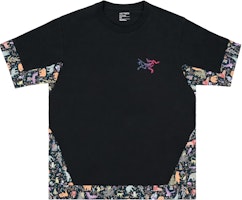 【Custom Apparel】Arcteryx KRAGG Animal Party Logo Patchwork Unisex Black T-Shirt X000008464(Team226 【Custom Apparel】Arcteryx KRAGG Animal Party Logo Patchwork Unisex Black T-Shirt X000008464(Team226