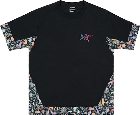 【Custom Apparel】Arcteryx KRAGG Animal Party Logo Patchwork Unisex Black T-Shirt X000008464(Team226 Order 【Custom Apparel】Arcteryx KRAGG Animal Party Logo Patchwork Unisex Black T-Shirt X000008464(Team226
