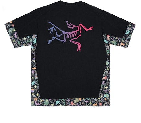 【Custom Apparel】Arcteryx KRAGG Animal Party Logo Patchwork Unisex Black T-Shirt X000008464(Team226 Lookbook 【Custom Apparel】Arcteryx KRAGG Animal Party Logo Patchwork Unisex Black T-Shirt X000008464(Team226