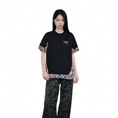 【Custom Apparel】Arcteryx KRAGG Animal Party Logo Patchwork Unisex Black T-Shirt X000008464(Team226 Shop 【Custom Apparel】Arcteryx KRAGG Animal Party Logo Patchwork Unisex Black T-Shirt X000008464(Team226