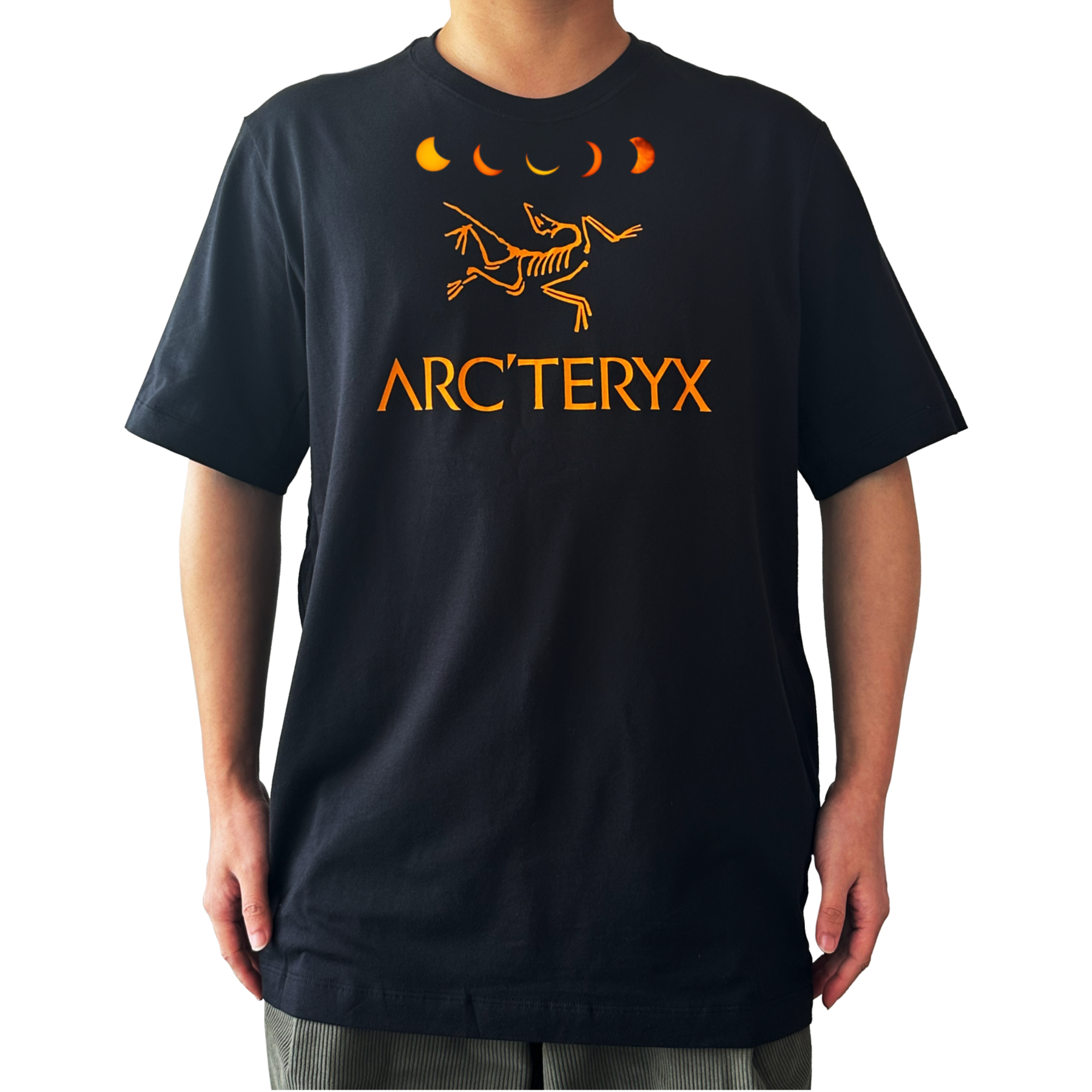 【Custom Apparel】Arcteryx Logo Embroidered Breathable Unisex Black T-Shirt. X000007991(Group179 圖 6