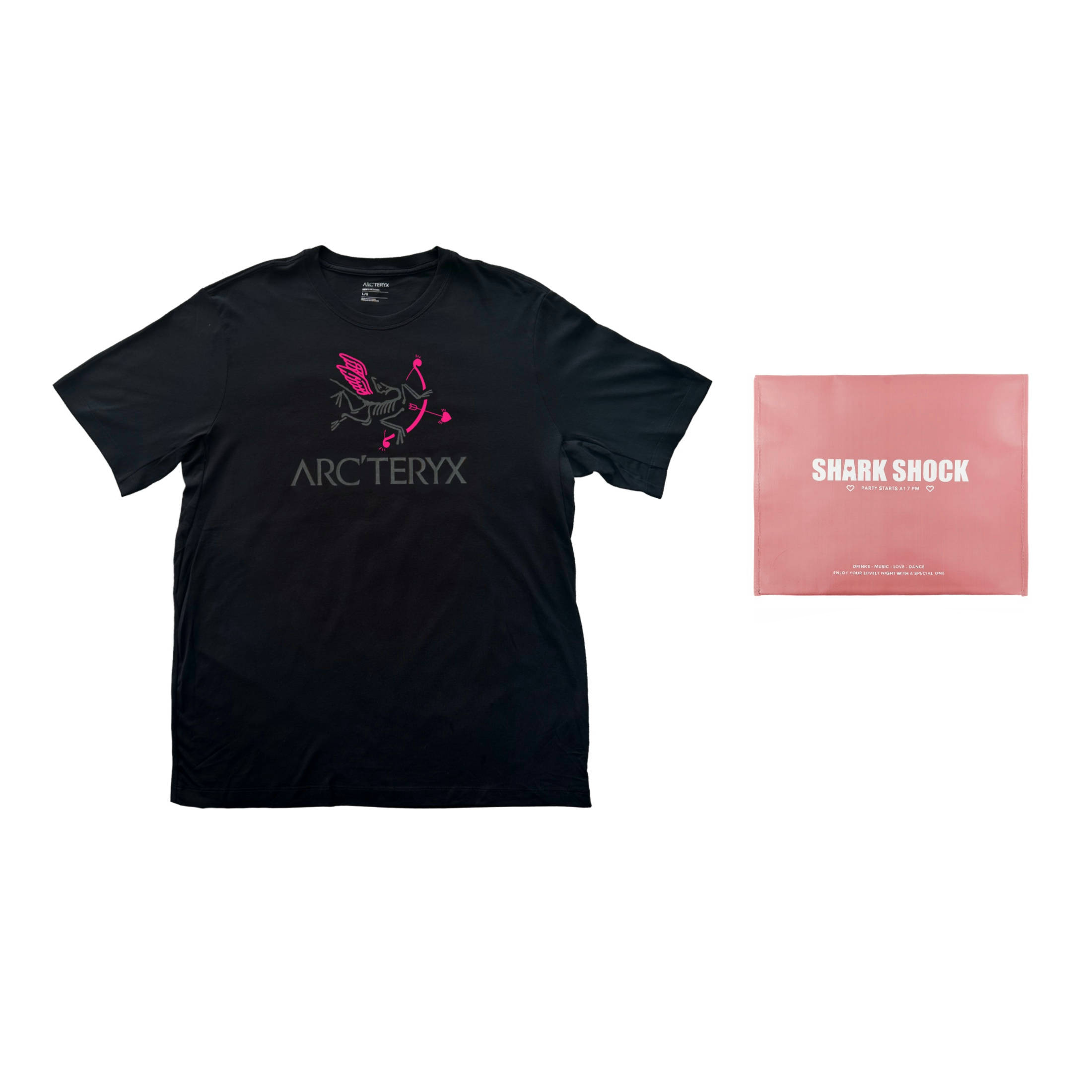 【Custom Apparel】Arcteryx Logo Print Black Unisex Casual Sport T-Shirt X000007991(Group179-BOX