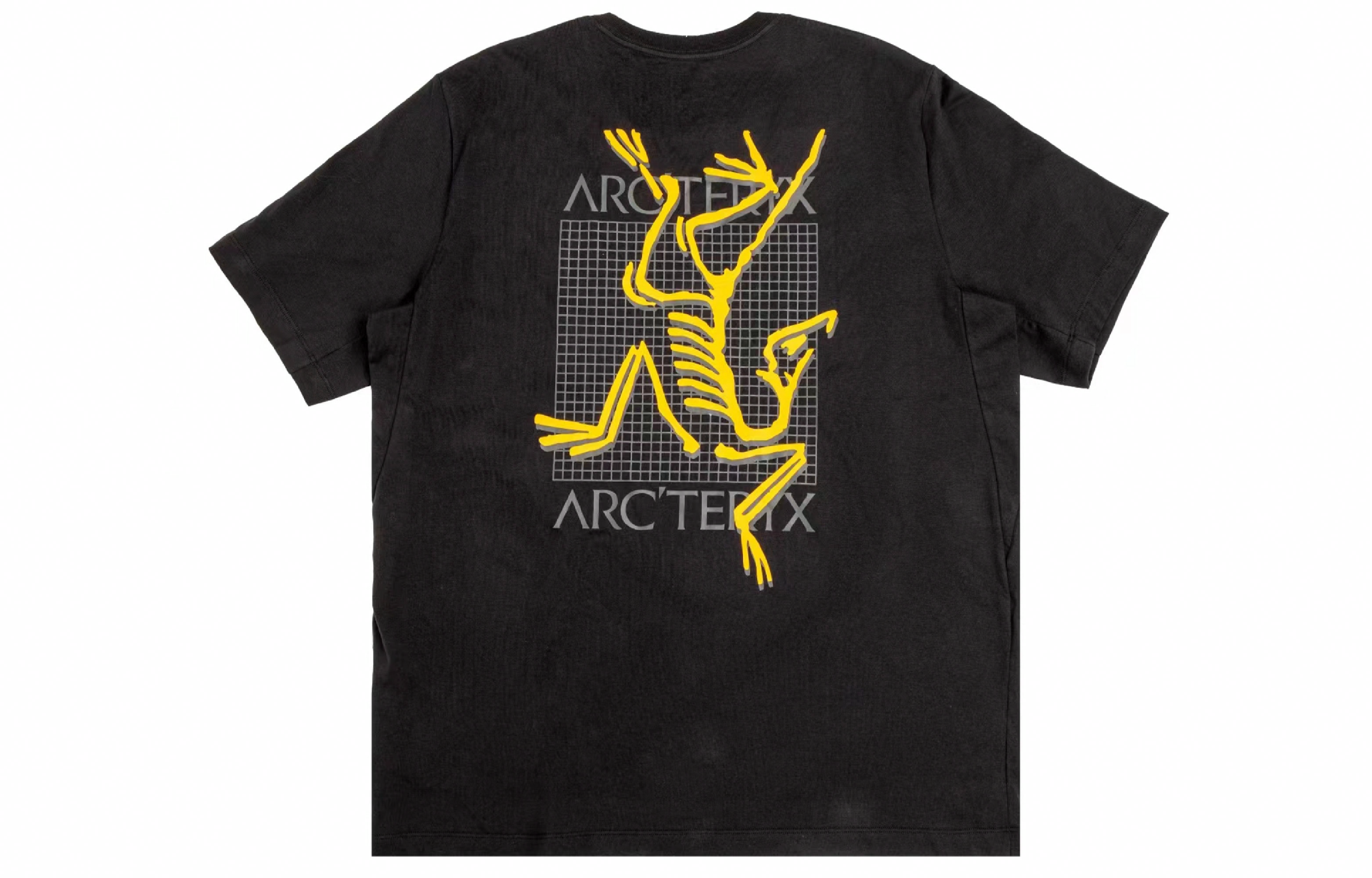 Lookbook 【客製服飾】Arcteryx 多鳥標誌黑色復古男女款圖案短袖T恤 X000007747(Group16-）