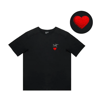 【Custom】Arcteryx KRAGG Starry Love Heart Logo Embroidered Unisex T-Shirt. X000009533(Group1300-)